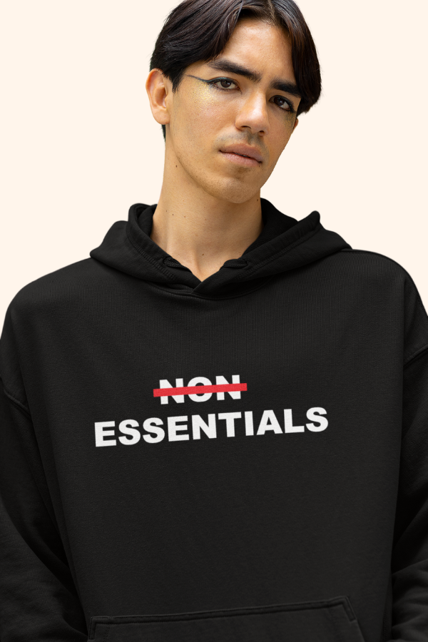 Essentials Brand Fear of God Unisex Hoodie, Pullover and sweatshirts, Pun on Essentials Branded logo on Sweatshirt,Phrase and quotes Hoodie and Sweatshirt Active