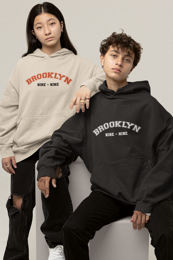 Brooklyn Nine-Nine Tv Show fan art logo designed Unisex Hoodie,Brooklyn 99 hoodie & sweatshirt,Detective Jack, Amy Santiago merch, Merchkart