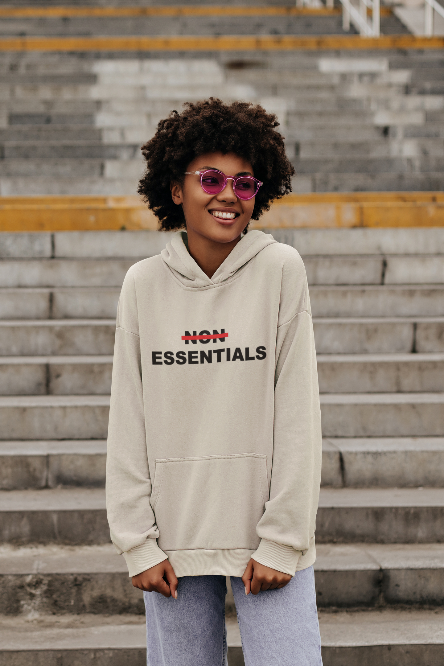 Essentials Brand Fear of God Unisex Hoodie, Pullover and sweatshirts, Pun on Essentials Branded logo on Sweatshirt,Phrase and quotes Hoodie and Sweatshirt Active