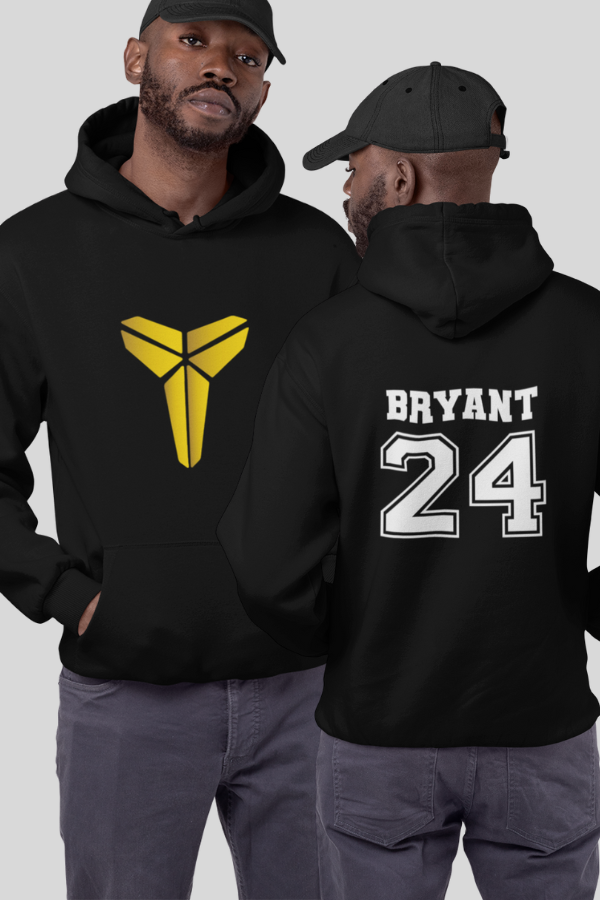 Kobe Bryant Hoodie Logo LA Basketball NBA Unisex Hoody Black Mamba Top :  : Handmade Products
