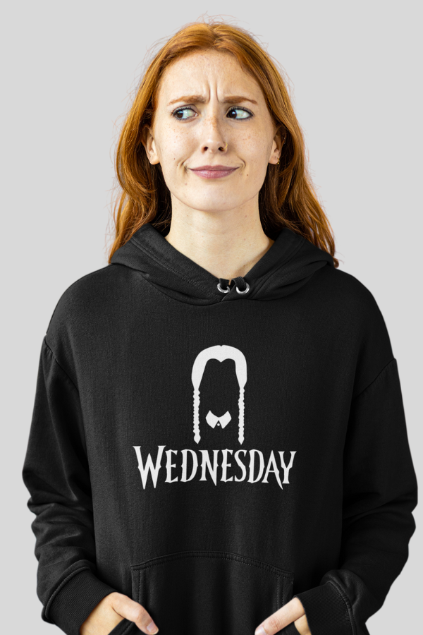 Wednesday Addams art Hoodie and sweatshirt, Netflix Wednesday clothing, Jenna Ortega Vector Art, Wednesday Logo on sweatshirt, Merchkart