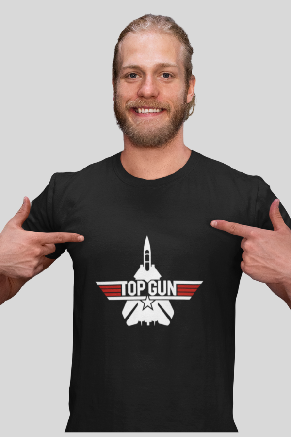Top Gun Fan Art movie poster Unisex T-shirt design in multiple colors, Tom Cruise Movie T-shirt, Merchkart